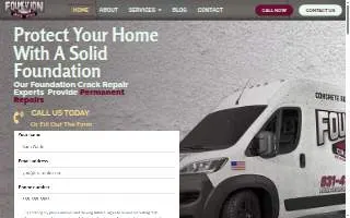 Foundation Crack Repair LLC of Deer Park website