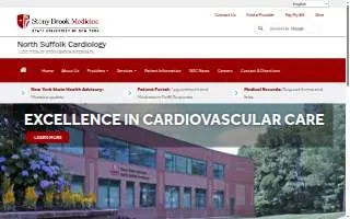 North Suffolk Cardiology of Commack website