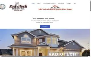 Radiotech Security website