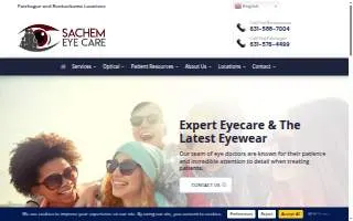 Sachem Eye Care of Lake Ronkonkoma website