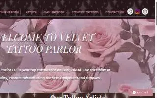 Velvet Tattoo Parlor LLC of Lake Ronkonkoma website