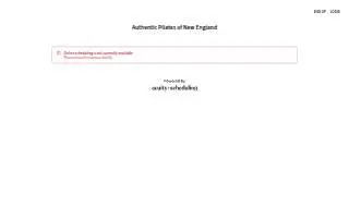 Authentic Pilates of New England LLC website