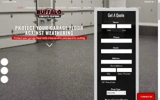 Buffalo Concrete Coatings website