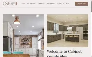 Cabinet Supply Plus website