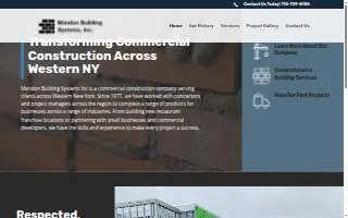 Mandon Building Systems Inc. website