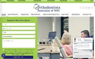Orthodontists Associates of Western New York website