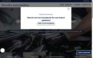 Stanzko Automotive website