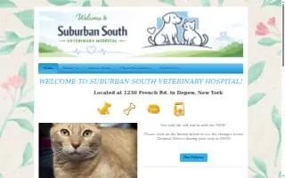 Suburban South Veterinary Hospital of Lancaster website