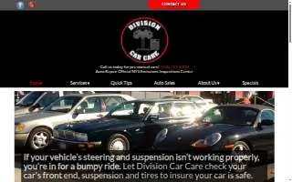 Division Car Care website