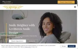 Levittown Smile Design website