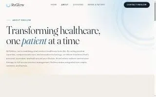 ReGlow Wellness website