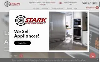 Stark Appliance Repair of Levittown website