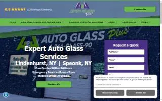A & A Auto Glass Plus of Lindenhurst website