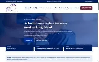 Bryan Skilled Home Care Agency website