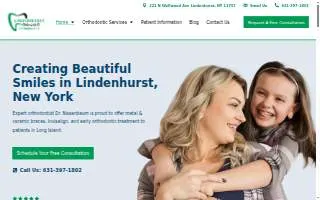 Lindenhurst Orthodontics website