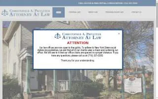 Christopher A Privateer Attorney At Law website