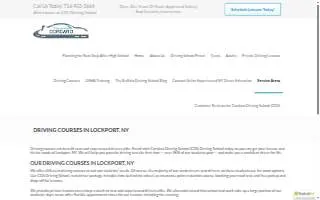 Cordaro Driving School website