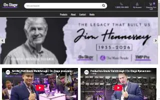 Onstage website