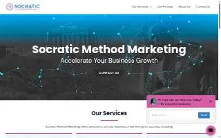 Socratic Method Marketing website