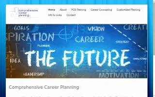 Comprehensive Career Planning website