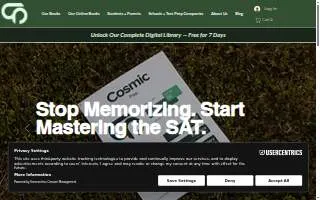 Cosmic Prep website