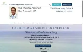 Five Towns Allergy - Allergist in Hewlett, New York website