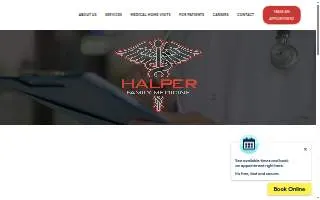 Halper Family Medicine website