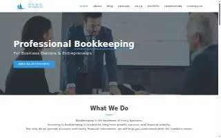 South Shore Bookkeeping website