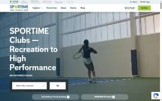 SPORTIME Lynbrook website