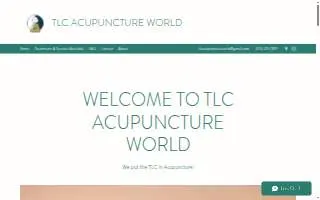 TLC Acupuncture World of Lynbrook website