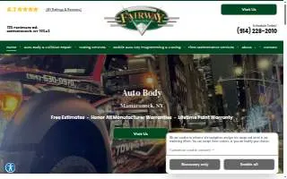 Fairway Auto Body website