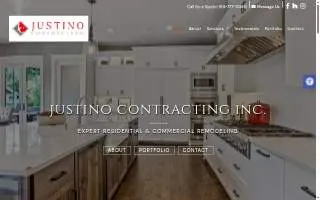 Justino Contracting Inc. website