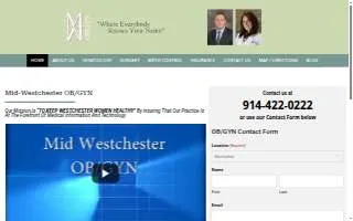 Mid-Westchester OB/GYN of Mamaroneck website