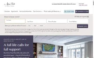Atria Park of Great Neck website