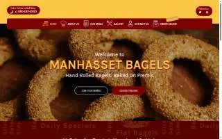 Manhasset Bagels website