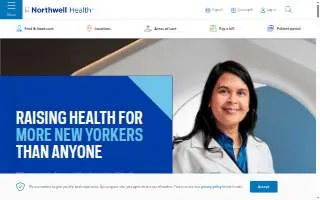 Northwell Health Stern Family Center for Rehabilitation website