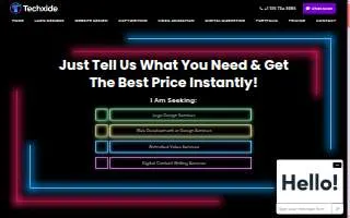 Techxide website