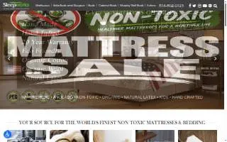 Sleepworks Mattress & Futon Superstore website