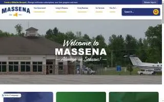 Massena Community Center website