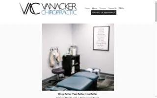 VanAcker Chiropractic, PC website