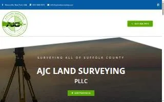 AJC Land Surveying PLLC website