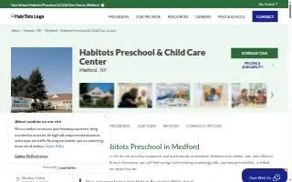 Habitots Preschool & Child Care Center of Medford website