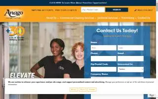 Anago Commercial Cleaning of Broadview Heights website