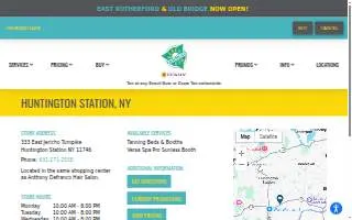 Beach Bum Tanning of Melville website