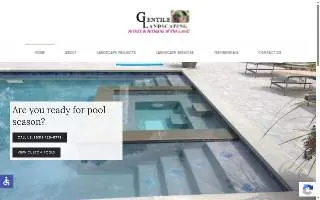 Gentile Landscaping Inc website