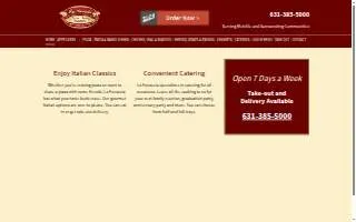 La Focaccia of Melville website