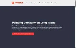 Turner’s Painting LLC of Melville website