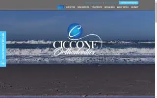 Ciccone Orthodontics website