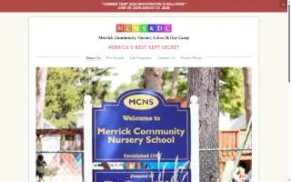 Merrick Community Nursery School website