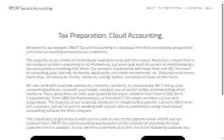 RMJR Tax and Accounting of Merrick website